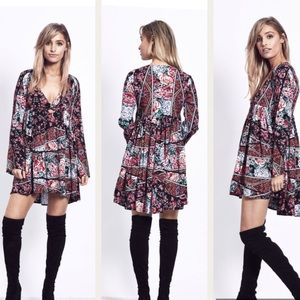 NWT Jaase Floral Boho Dress